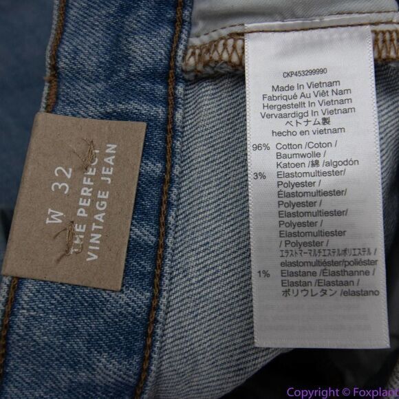 NEW Madewell Perfect Vintage Jean in Coffey Wash: Worn-In Edition, 32 - Picture 16 of 16